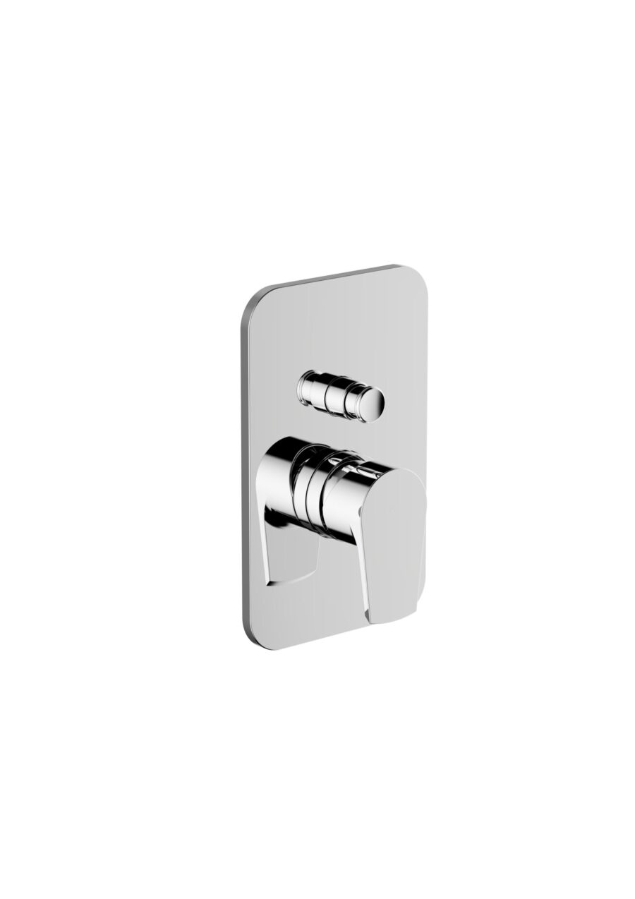 Miscelatore incasso vasca/doccia con deviatore PUSH completo